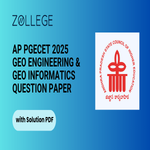 AP PGECET 2025 Geo Engineering and Geo Informatics Question Paper with Solutions Pdf